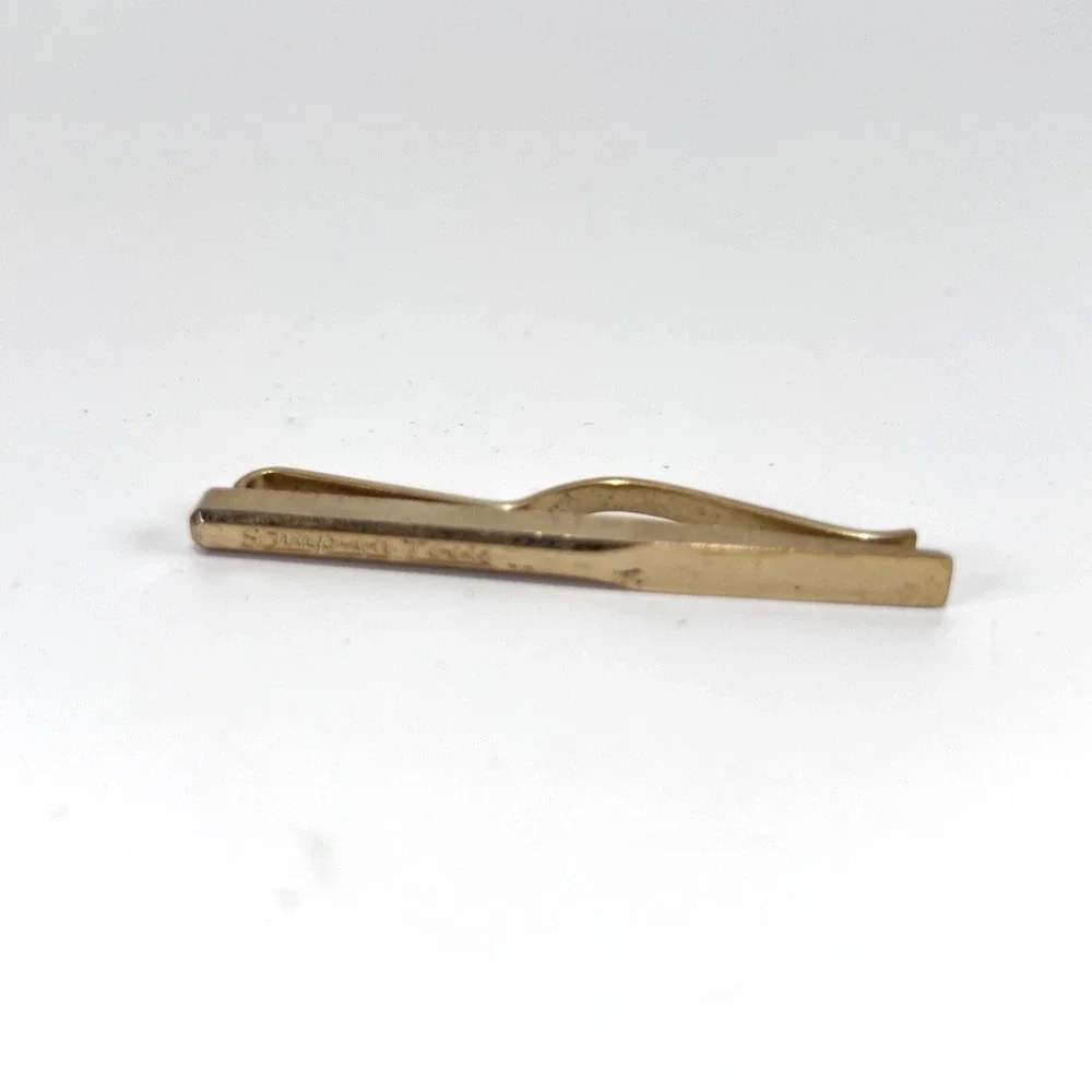 Snap-On Tools Mid-Century Flat Head Chisel Tool Men's Tie Bar Clip Snap On Tools